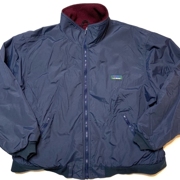 L.L. Bean Other - L.L. Bean Men’s Warm Up Jacket Fleece Lined Coat